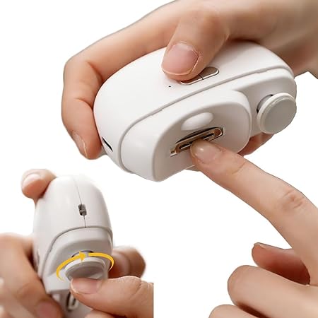 DeluxeSkin™ 2-in-1 Cordless Nail Clipper