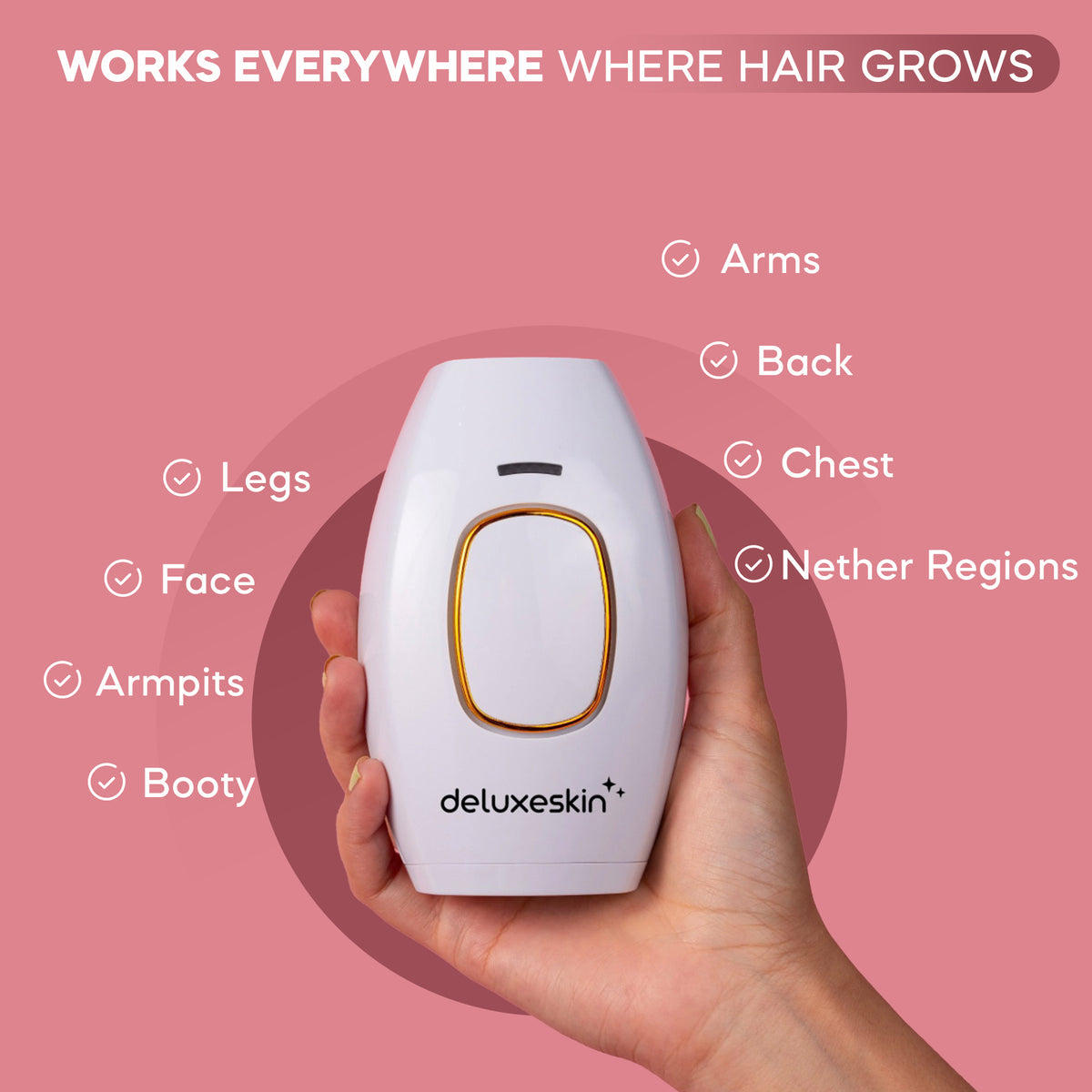 DeluxeSkin Laser Hair Removal Handset