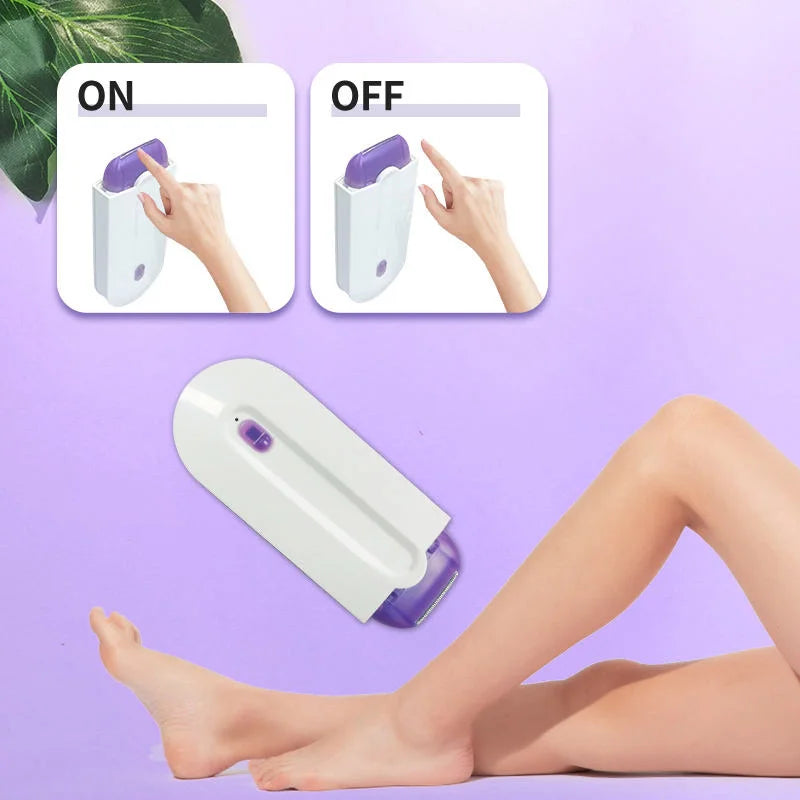 DeluxeSkin™ 2-in-1 Mini Laser Hair Removal Shaver for Women