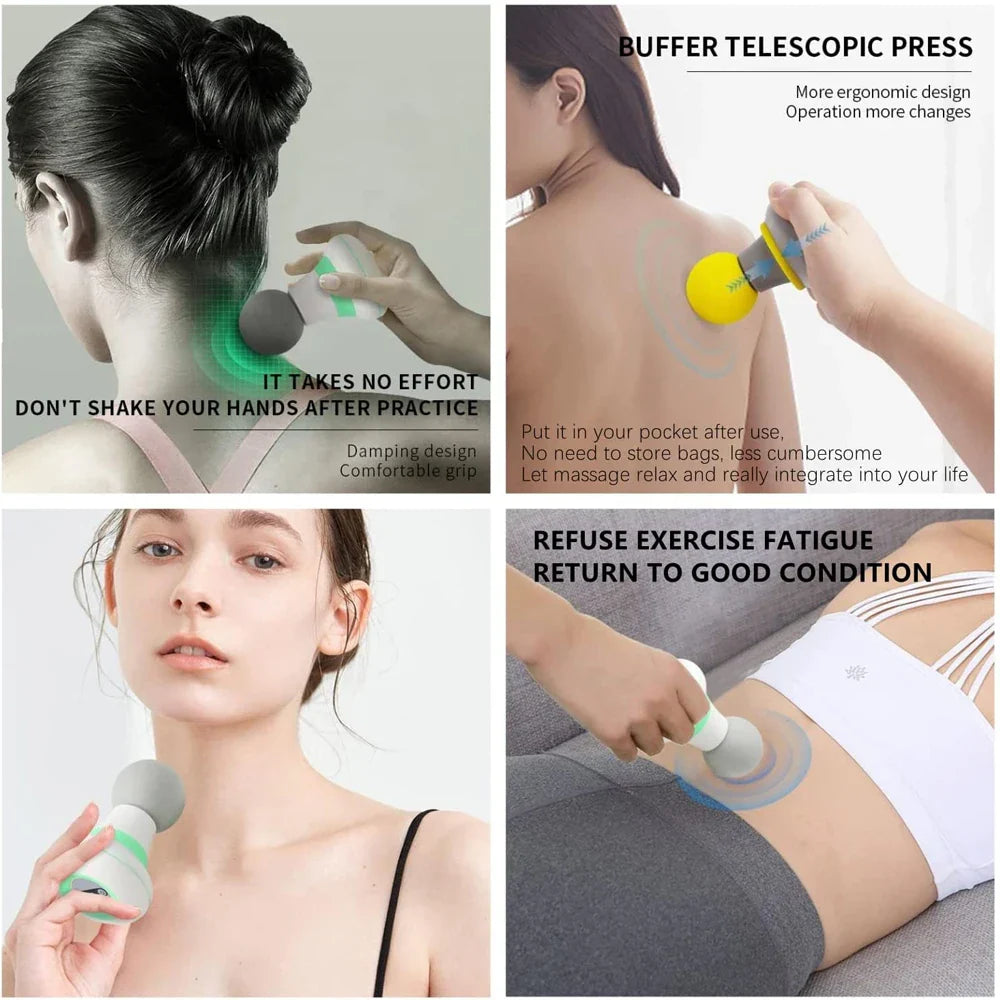 DeluxeSkin™ Handheld Electric Massage Gun